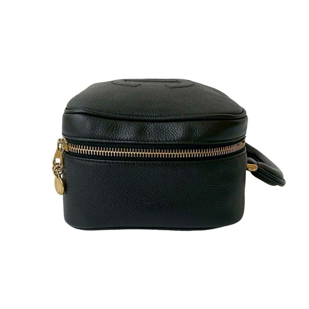 CHANEL Black Caviar Leather Logo Shoulder Bag - Picture 6 of 10